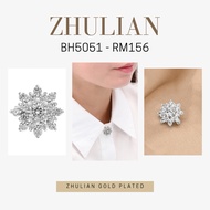 ZHULIAN [BH5051] BROOCH ZHULIAN KERONGSANG ZHULIAN GOLD PLATED EMAS ZHULIAN