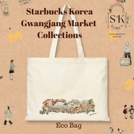 [Starbucks Korea] Starbucks Korea Eco Tote Bag Gwangjang Market special edition