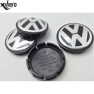 4pcs 65mm Wheel Center Hub Caps for Volkswagen VW GOLF GTI Beetle Polo CC Touareg Tiguan Passat Scir