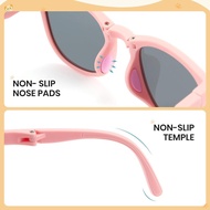 Cyxus Kids Sunglasses Foldable Folding Sunglasses Polarized UV400 Sunglasses For Boys Girls