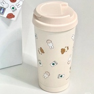 Starbucks Miffy Co branded Coffee Cup 304 Stainless Steel Insulated Cups 450ML Keep Cold & Hot