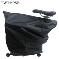 TWTOPSE Folding Bike Dust Cover For Brompton Cycling Bicycle Body Protector Frame Hidden Gear Convenient With Bag HQCL