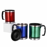 TERMOS Travel Glass Mug Stainless Glass Mug Jar Tumbler Glass Hot Cold Water Drinking Bottle Thermos