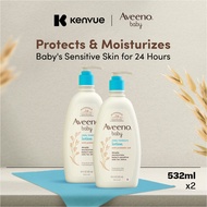 [Bundle of 2] Aveeno Baby Daily Moisture Lotion 532ml