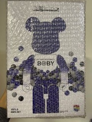 Bearbrick 澳門紫色baby 400+100%