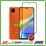 TEMPERED GLASS REDMI 9C 5D FULL COVER - ANTI-SCRATCH GLASS 9D