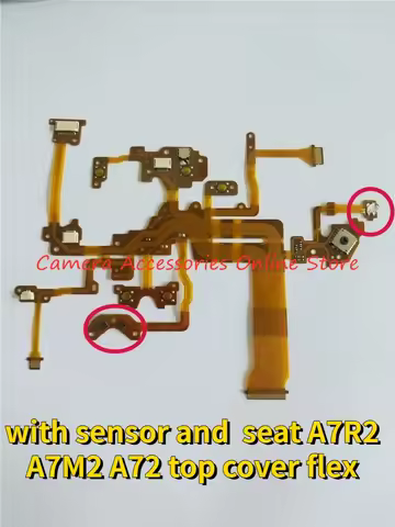 1PCS Top Cover Mode dial turntable Flex Cable For SONY A7R II ILCE-7RM2 / A7S II ILCE-7SM A7 II ILCE