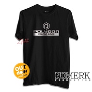 kaos distro sepeda polygon xtrada - hitam s