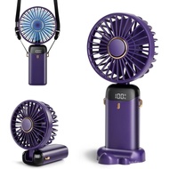 Portable Fan with LED Display, 90 °   Personal Fan