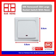 MK Honeywell 20A Large Rocket Heater Switch with Neon