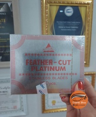 FEATHER-CUT มีดโกนขนนกกล่องละ100ใบ (ผลิตจากประเทศ ญี่ปุ่น)