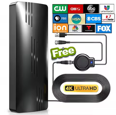 2026 Outdoor TV Antenna for Smart TV and Old TVs 360° Signal Reception TV Antenna with Amplifier Dig