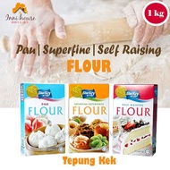 Self Raising Flour/Pau/Superfine Flour Tepung Naik Sendiri Bluekey - Tepung Kek 1kg