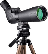 Monocular Telescope, 20-60x60 HD Monoculars Spotting Scope BAK4 45 Degree Angled Eyepiece Telescope and 20x-60x Zoom Magnification with Tripod, Carrying Bag for Adult Bird Watching Outdoor