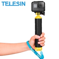 TELESIN Floating Hand Grip Handle Mount Selfie Stick for GoPro HERO / Insta360 ONE / DJI ACTION Camera