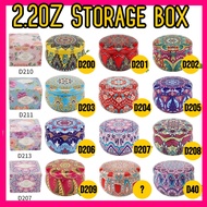 Bekas Tin Box Door Gift 2.2oz Tin Batik Empty Tin  Holder Candy Storage Box Kenduri Kahwin Goodies Bekas Gula-Gula