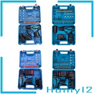 [HOMYL2] Power Drill Tool Compact Storage Case Impact Electric Drill Tools Set