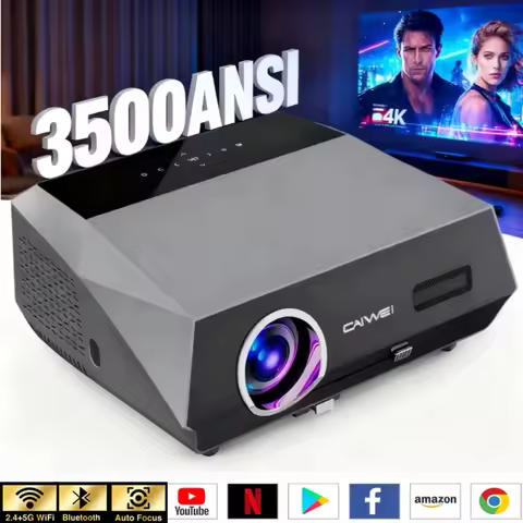 4K 3500 ANSI projector native full hd android TV movies projector 2.4+5G wifi blutooth home theater 
