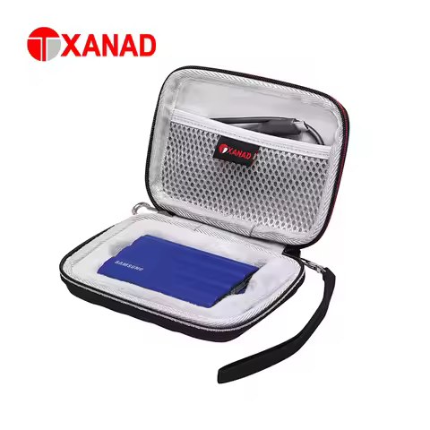XANAD EVA Hard Case for Samsung T7 Shield Portable SSD 1TB 2TB 250GB 500GB Solid State Drive Carryin