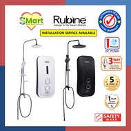 Rubine Instant Water Heater with Rainshower & DC Pump [RWH-3388]