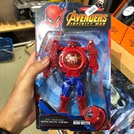 !!️ Avengers Spider Man Robot Kid’s Watch