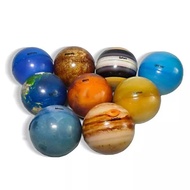 MOCHO1 Eight Planets 6.3cm Educational Toy Sponge Ball Solar System Stress Relief Ball Toy Earth Glo
