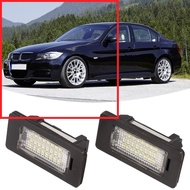 【MED】2pcs 24LED License Plate Number Light For For For For For BMW E90 For M3 E92 E70 E39 F30 E60 E6