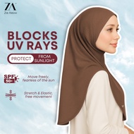 ZOE ARISAH Avila Sevira Tudung Sarung Sukan Sport Hijab Instant Activewear Polyester Muslimah Quick 