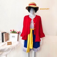 Bubblefairy - monkey D Luffy One Piece Cosplay Costume Anime Fullset Wig Luffy Onepiece Costume