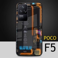 Glitter Glass Softcase For F5poco - Casing hp F5poco - Hanpdhone Protector F5poco - Casing hp -A10