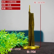 [raock] Metal 3D Kuala Lumpurs New Landmark Merdeka 118 Building Model Home Office Desktop Decor Wor