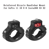 [READY STOCK] Motorcycle Handlebar Clip Holder 1/4'' Screw Bicycle Seatpost Clamp for GoPro 11 10 9 