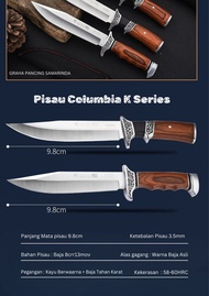 Pisau Columbia K 18 Series, (Besar Dan Kecil), Jungle Knife, Survive Knife DLL