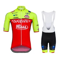 Wilier Triestina New Cycling Jersey Sets Summer Cycling Wear Team Suit MTB Bike Clothes Bicycle Clothing Bike Cycling Kit Maillot Ropa Ciclismo