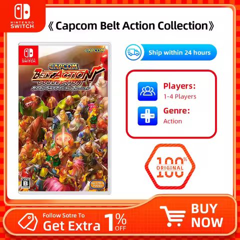 Capcom Belt Action Collection - Nintendo Swtich Game Physical Game Card Action Genre for Switch OLED