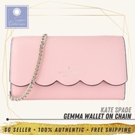 [SG SELLER] Kate Spade KS Gemma Wallet on Chain Pink Donut Leather Crossbody