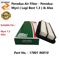 Perodua Air Filter Myvi 1.3 ( Myvi Lagi Best ) & Alza ( 17801 96R10 / 96R02 )