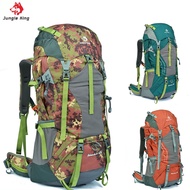 Ready Stock Jungle King 65L Outdoor Hiking Backpack Large Capacity Tactical Waterproof Trekking Ruck