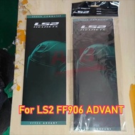 Original LS2 FF906 ADVANT Helmet Visor Clear Anti-fog Patch Rainproof suitable for LS2 ff906 Advant 
