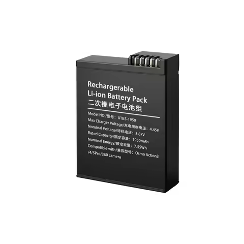 1950mAh replacement lithium Battery For DJI Osmo 360 Action 5Pro/4/3 support DJI Original Charger Ex