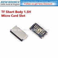 [2-10pcs] TF Short Body 1.5H Micro Card Slot  SD Holder Mobile Phone Memory Card Slot  New Source
