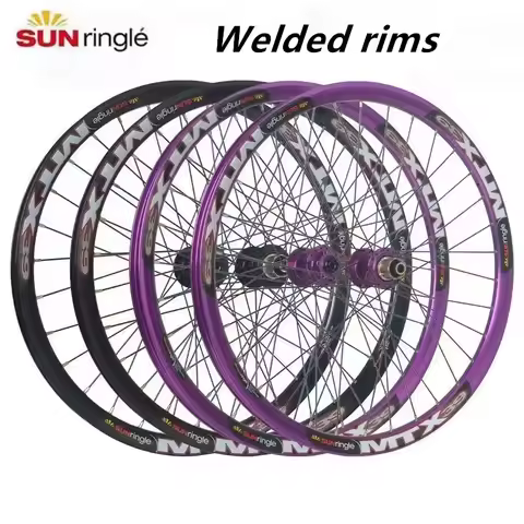 SunRingle Welding ring mtx39 Bicycle Wheel Set 26/27.5/29 Inch With rujixu Hubs QR 32 Holes MTB BIKE