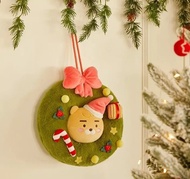 ☃️現貨❣️ RYAN 聖誕花環 Christmas Wreath 🎄 春植  聖誕 裝飾 KAKAO FRIENDS  ✨️  RYAN 春植   公仔  聖誕樹裝飾  CAMPING 露營 佈置 
