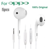 [SONGFUL] 5pcs Original OPPO R11 Headsets with 3.5mm Plug Wire Controller earphone for Xiaomi Huawei OPPO R15 OPPO Find X F7 F9 OPPO R17