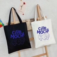 Tote Bag, High Quality Canvas Shoulder Bag, Printed Club Mochi Hottrend Tota9423