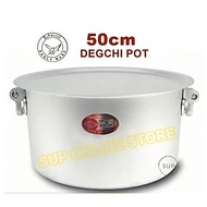 50CM Double Handle Big Degchi Pot | Biryani Aluminium pot | Periuk Kenduri | Periuk Besar Cap Helang
