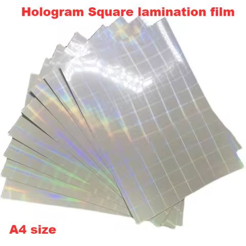 A4 square hologram cold laminating film photo film special film photo film 50 sheets