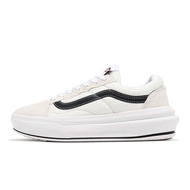 Vans Casual Shoes Old Skool Over Men's Women's Thick-Soled Heightened White Black Suede [ACS] VN0A7Q5EWHT