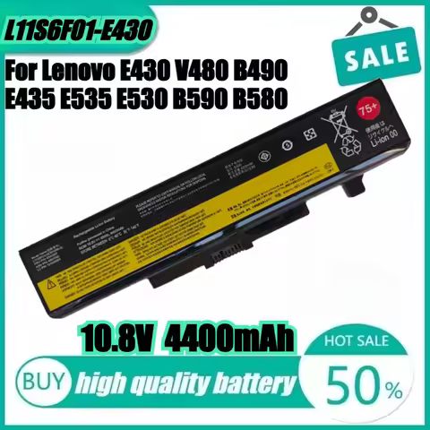 Laptop Battery for Lenovo Thinkpad Edge E430 E430C E435 E530 E535 E540 B480 B485 B490 B580 B585 B590