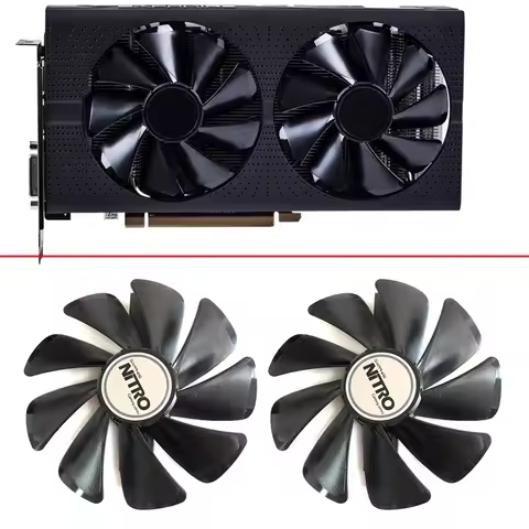 NEW Cooling Fan CF1015H12D 95mm 4PIN For Sapphire Radeon RX 470 480 580 570 NITRO Mining Edition RX5